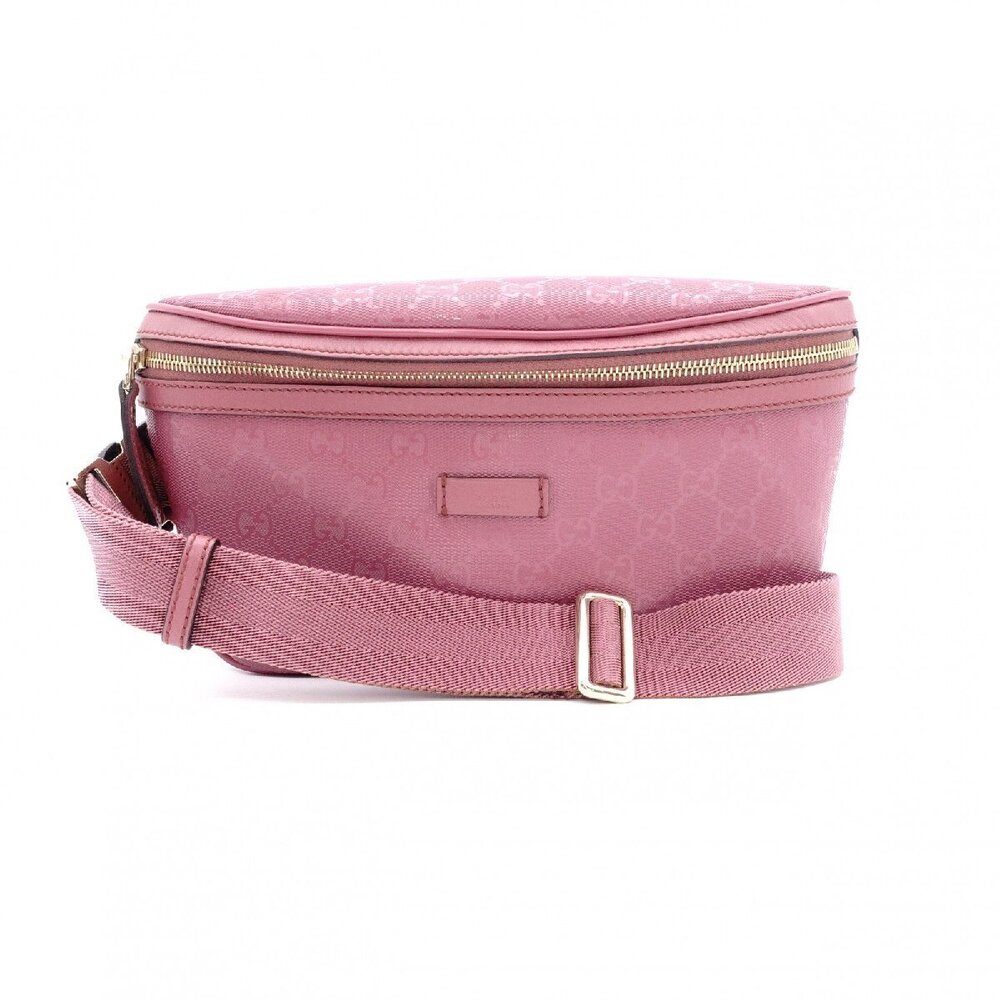 GUCCI Handbag Pink GG Imprime Waist Bag Body